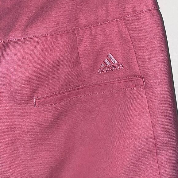Adidas Women's Pink ClimaCool Stretch Solid Logo Athletic Golf Skort Size 2 - Picture 8 of 12